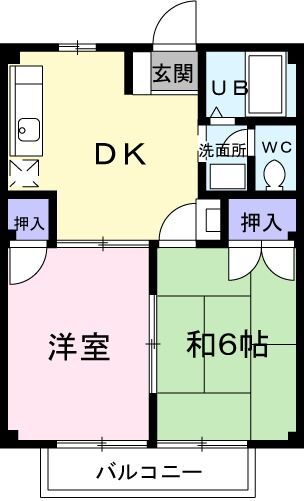 茨城県小美玉市中延 石岡駅 2DK アパート 賃貸物件詳細