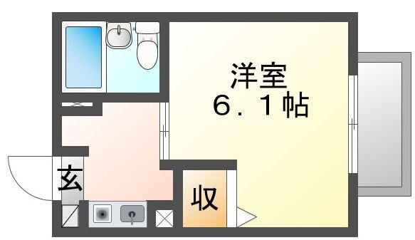 岡山県岡山市北区津島福居２ 法界院駅 1K アパート 賃貸物件詳細
