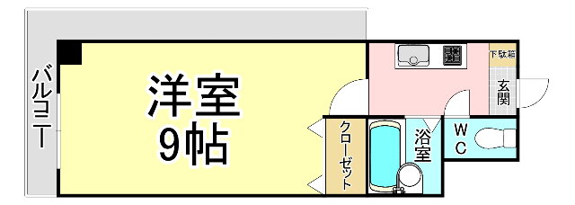 福岡県北九州市小倉北区京町４ 小倉駅 1K マンション 賃貸物件詳細