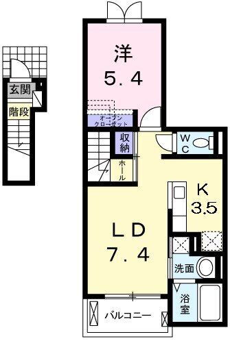 熊本県熊本市南区日吉２ 西熊本駅 1LDK アパート 賃貸物件詳細