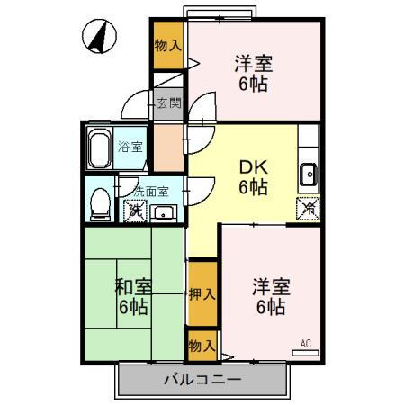 埼玉県上尾市向山１ 上尾駅 3DK アパート 賃貸物件詳細