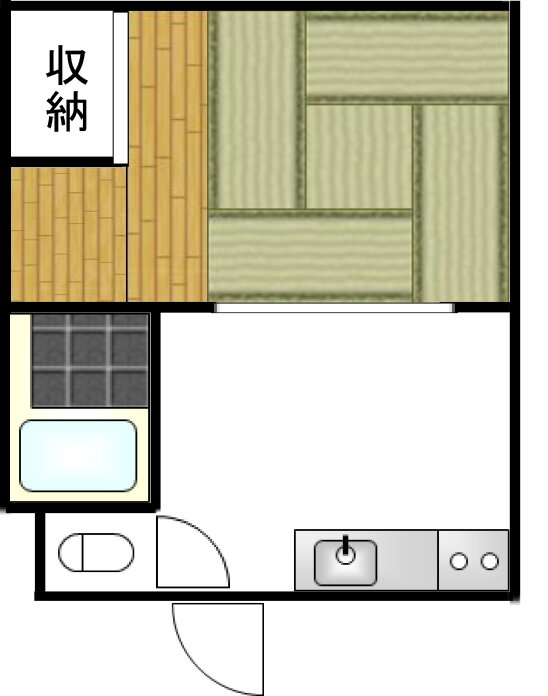 青森県八戸市江陽２ 1K アパート 賃貸物件詳細