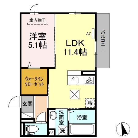 広島県廿日市市串戸３ 宮内駅 1LDK アパート 賃貸物件詳細