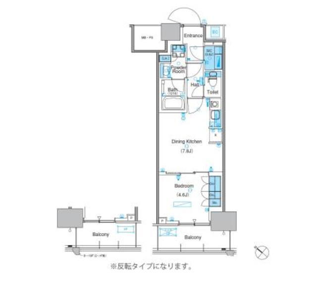 パークアクシス豊洲キャナル 19階 1DK 賃貸物件詳細