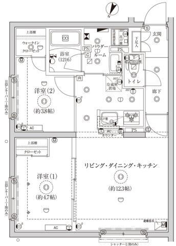 東京都豊島区目白４ 椎名町駅 1LDK マンション 賃貸物件詳細