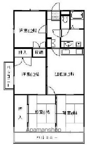 ＡＬＬＥＳＴ香椎 2階 4DK 賃貸物件詳細