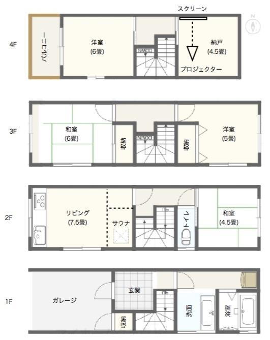 大阪府摂津市鳥飼西２ 南摂津駅 4SDK 一戸建て 賃貸物件詳細