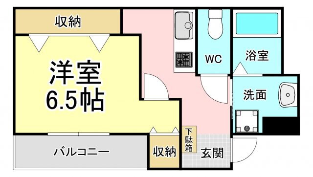 福岡県北九州市八幡西区田町２ 黒崎駅 1K アパート 賃貸物件詳細