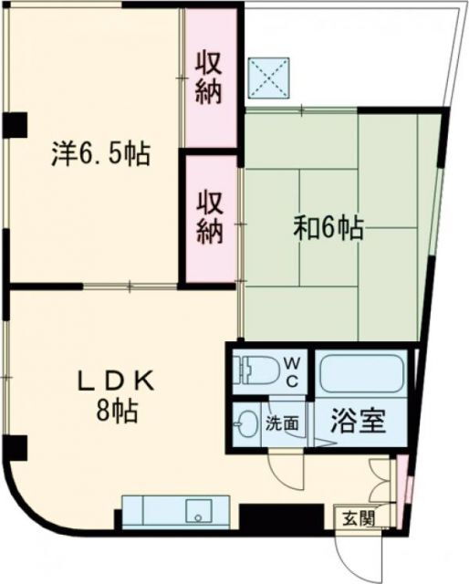 マンションふじ 3階 2LDK 賃貸物件詳細