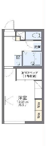 レオパレスＤＡ　ＭＡＲＹＡ　Ｆ 1階 1K 賃貸物件詳細