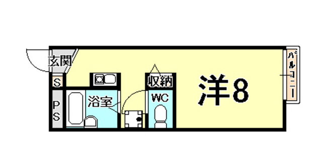 兵庫県西宮市下大市東町 門戸厄神駅 ワンルーム アパート 賃貸物件詳細