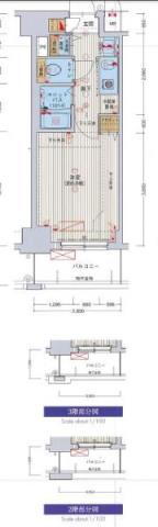 ライジングコート名古屋駅前東 3階 ワンルーム 賃貸物件詳細