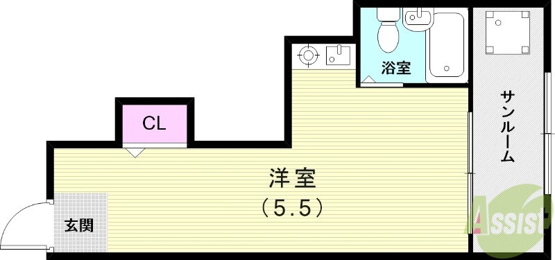 兵庫県神戸市長田区野田町７ 駒ヶ林駅 ワンルーム マンション 賃貸物件詳細