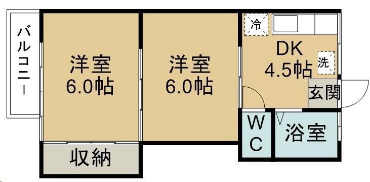 宮城県仙台市宮城野区東仙台７ 東仙台駅 2K アパート 賃貸物件詳細