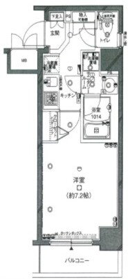 パレステュディオ神田ＥＡＳＴ 3階 1K 賃貸物件詳細