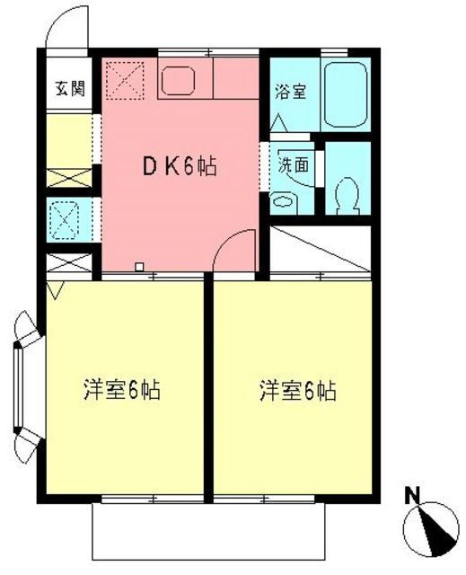 神奈川県川崎市麻生区王禅寺西７ 柿生駅 2DK アパート 賃貸物件詳細