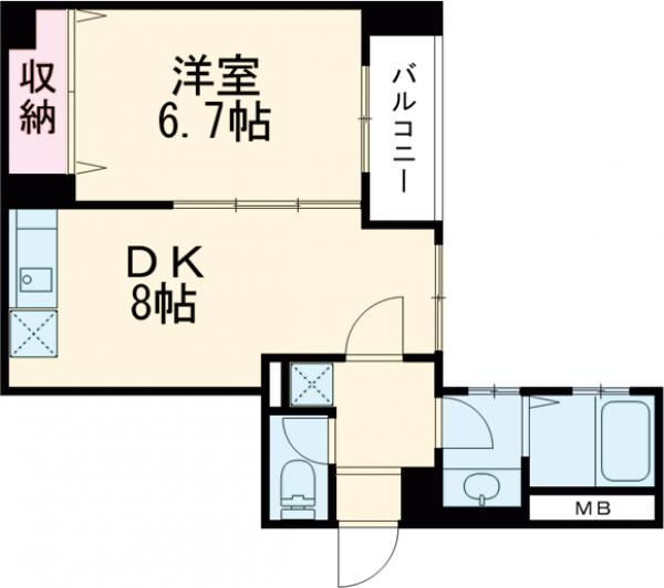 京都府京都市上京区大東町 北野白梅町駅 1DK マンション 賃貸物件詳細