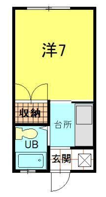 秋田県秋田市将軍野南２ 秋田駅 1K アパート 賃貸物件詳細