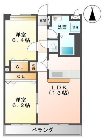 富山県高岡市下麻生 戸出駅 2LDK アパート 賃貸物件詳細