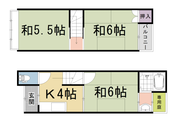 京都府京都市右京区太秦青木元町 太秦駅 3K 一戸建て 賃貸物件詳細