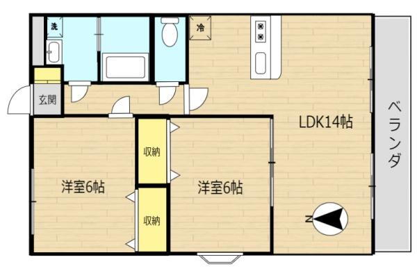 熊本県熊本市南区城南町碇 2LDK マンション 賃貸物件詳細