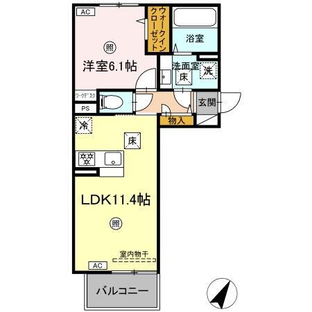 熊本県熊本市東区長嶺東４ 東海学園前駅 1LDK アパート 賃貸物件詳細