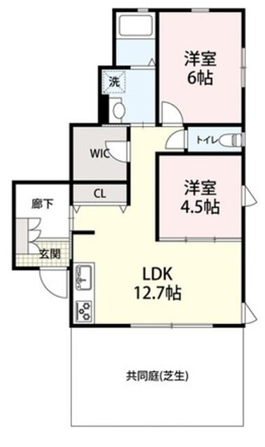 セ・ミニョンヌ 1階 2LDK 賃貸物件詳細