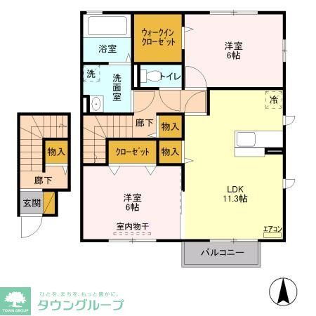 千葉県流山市西平井３ 南流山駅 2LDK アパート 賃貸物件詳細