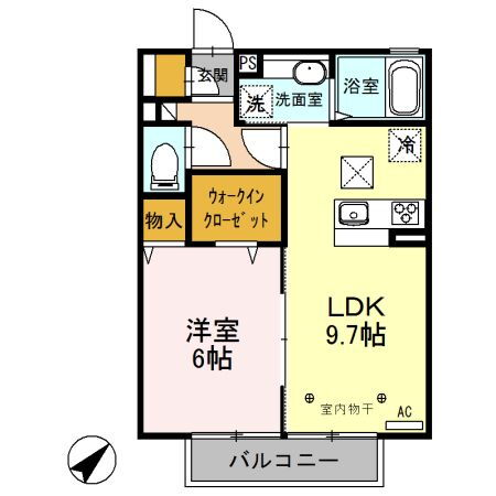 栃木県小山市城西１ 小山駅 1LDK アパート 賃貸物件詳細