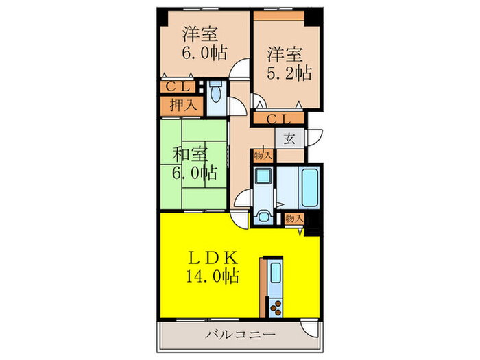 大阪府吹田市出口町 豊津駅 3LDK マンション 賃貸物件詳細