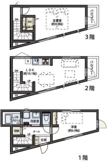 ザ・シエスタ武蔵藤沢　グレシアーレ 2LDK 賃貸物件詳細