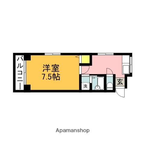 福岡県飯塚市幸袋 新飯塚駅 1K マンション 賃貸物件詳細