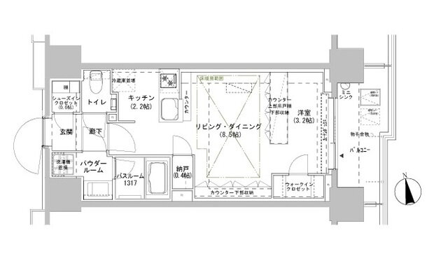 パークスフィア牛込神楽坂 7階 ワンルーム 賃貸物件詳細