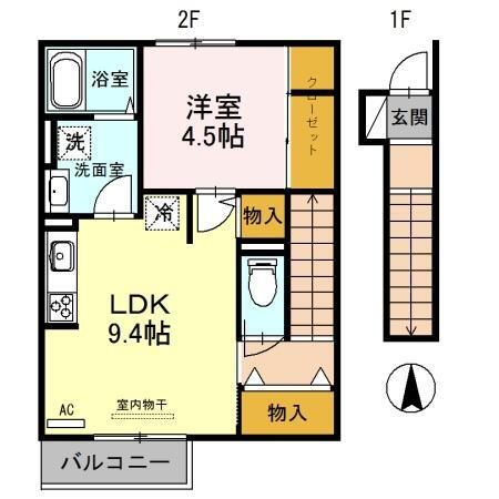 兵庫県姫路市広畑区高浜町２ 広畑駅 1LDK アパート 賃貸物件詳細