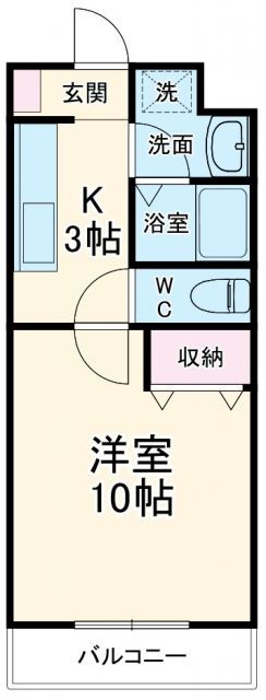 静岡県浜松市中央区和合町 浜松駅 1K マンション 賃貸物件詳細