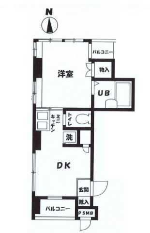 東京都大田区東矢口２ 矢口渡駅 1K マンション 賃貸物件詳細