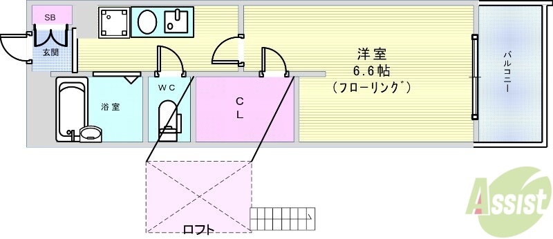 大阪府吹田市原町１ 岸辺駅 1K マンション 賃貸物件詳細