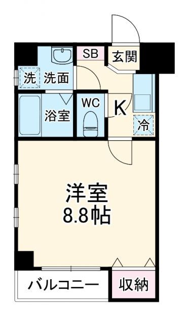千葉県八千代市八千代台北１ 八千代台駅 1K マンション 賃貸物件詳細