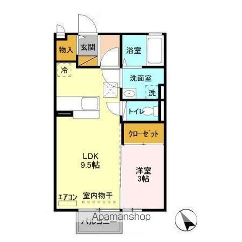 茨城県神栖市平泉 鹿島神宮駅 1LDK アパート 賃貸物件詳細