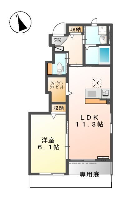 静岡県静岡市清水区駒越中２ 清水駅 1LDK アパート 賃貸物件詳細