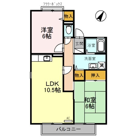 滋賀県近江八幡市多賀町 近江八幡駅 2LDK アパート 賃貸物件詳細