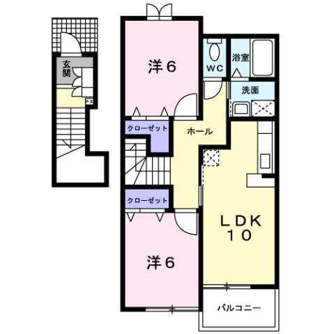 秋田県秋田市仁井田本町４ 羽後牛島駅 2LDK アパート 賃貸物件詳細