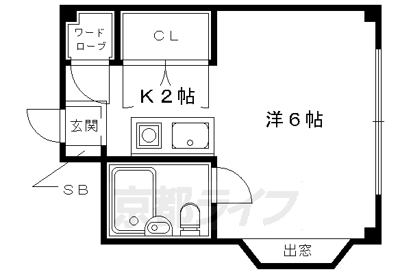 京都府京都市右京区常盤下田町 太秦駅 1K アパート 賃貸物件詳細