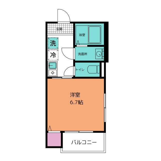 ＭＥＬＤＩＡ指扇 3階 1K 賃貸物件詳細