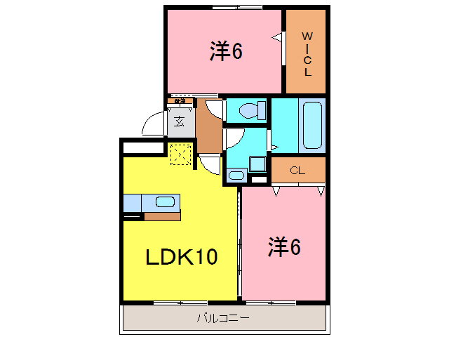 愛知県高浜市八幡町３ 吉浜駅 2LDK アパート 賃貸物件詳細