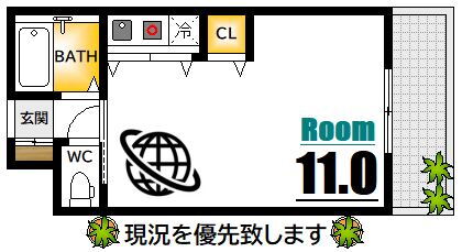 広島県広島市中区舟入川口町 舟入幸町駅 1K マンション 賃貸物件詳細