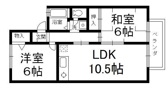 京都府京都市伏見区久我森の宮町 西向日駅 2LDK アパート 賃貸物件詳細