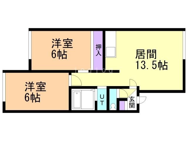 レグルス発寒１ 1階 2LDK 賃貸物件詳細