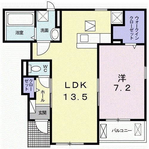 福岡県筑後市大字山ノ井 羽犬塚駅 1LDK アパート 賃貸物件詳細