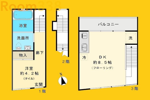 東京都新宿区赤城下町 神楽坂駅 1DK アパート 賃貸物件詳細